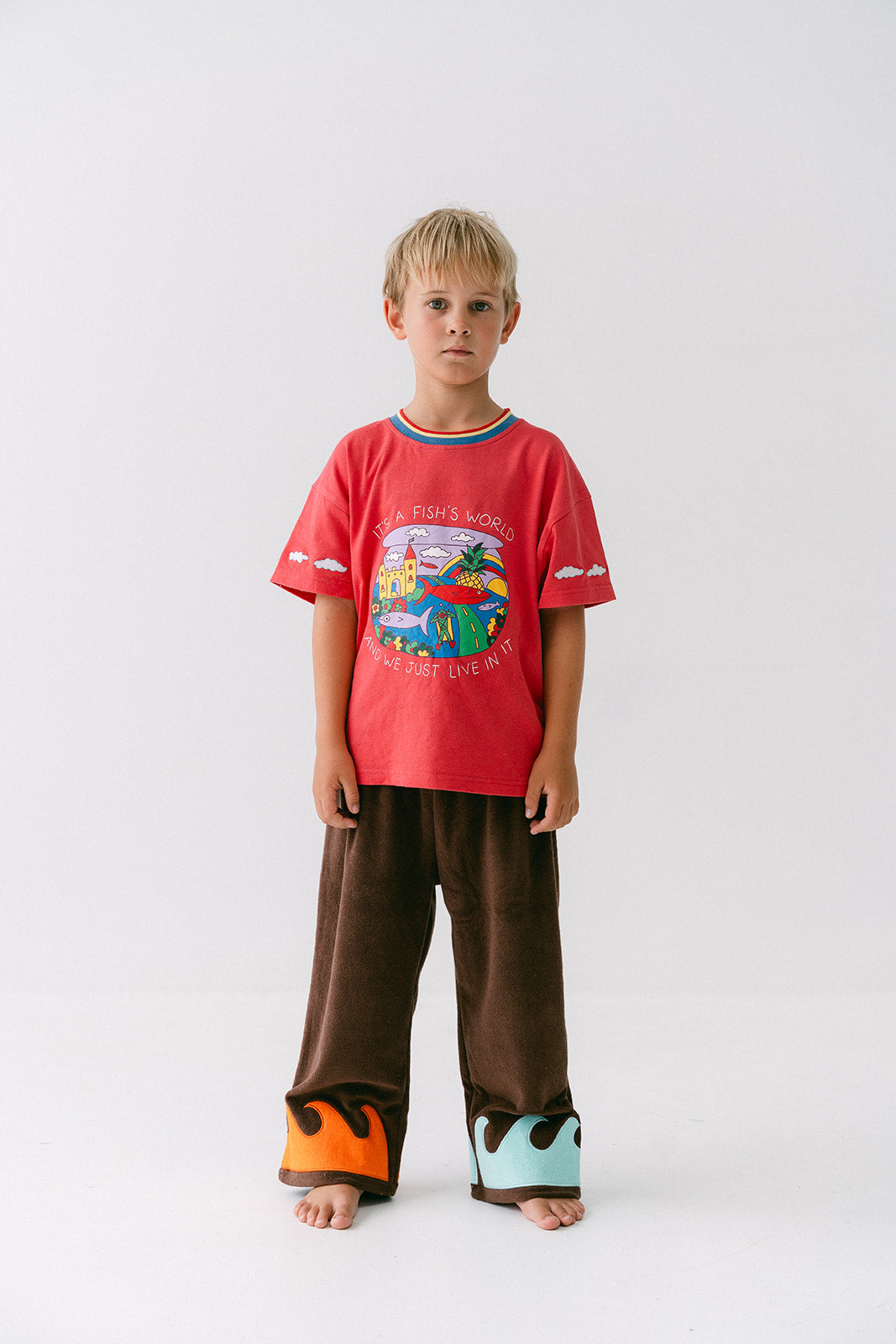 Fish Life Tee - Red PRE-SALE