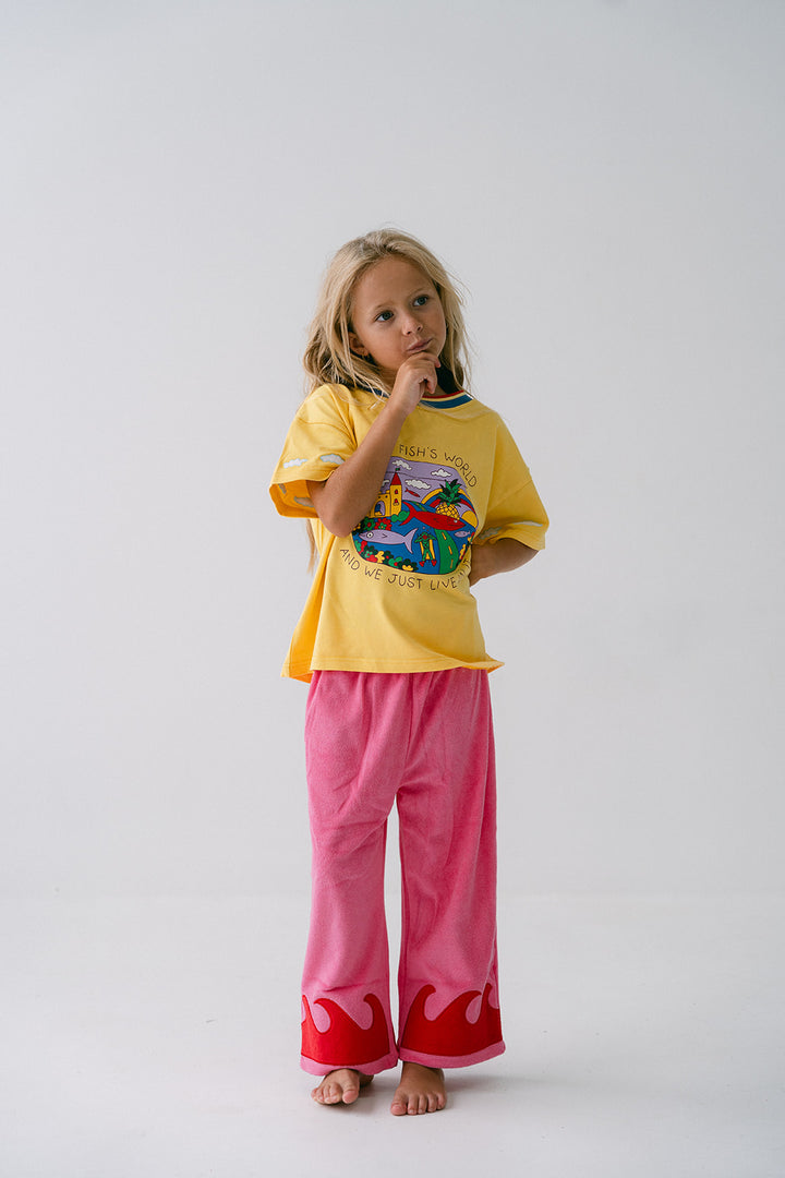Fish Life Tee - Yellow PRE-SALE