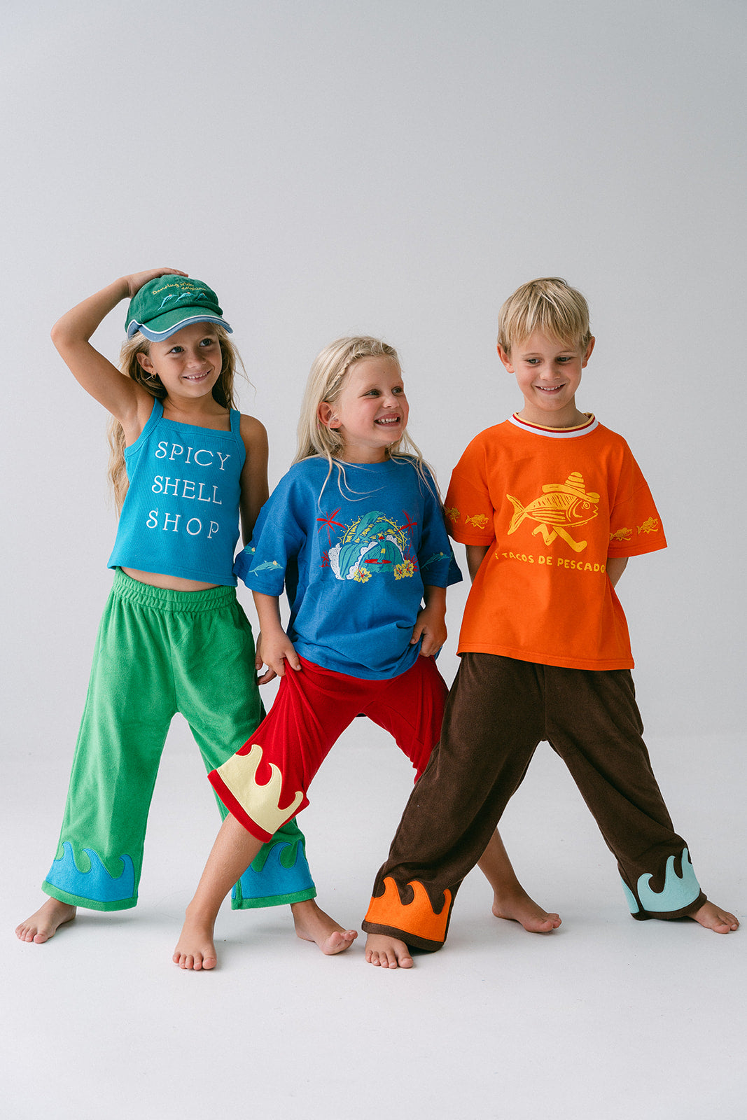 Wave Terry Pants - Volcano Bay