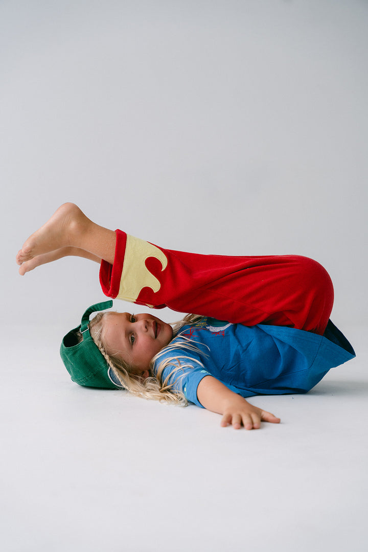 Wave Terry Pants - Chilli Mango