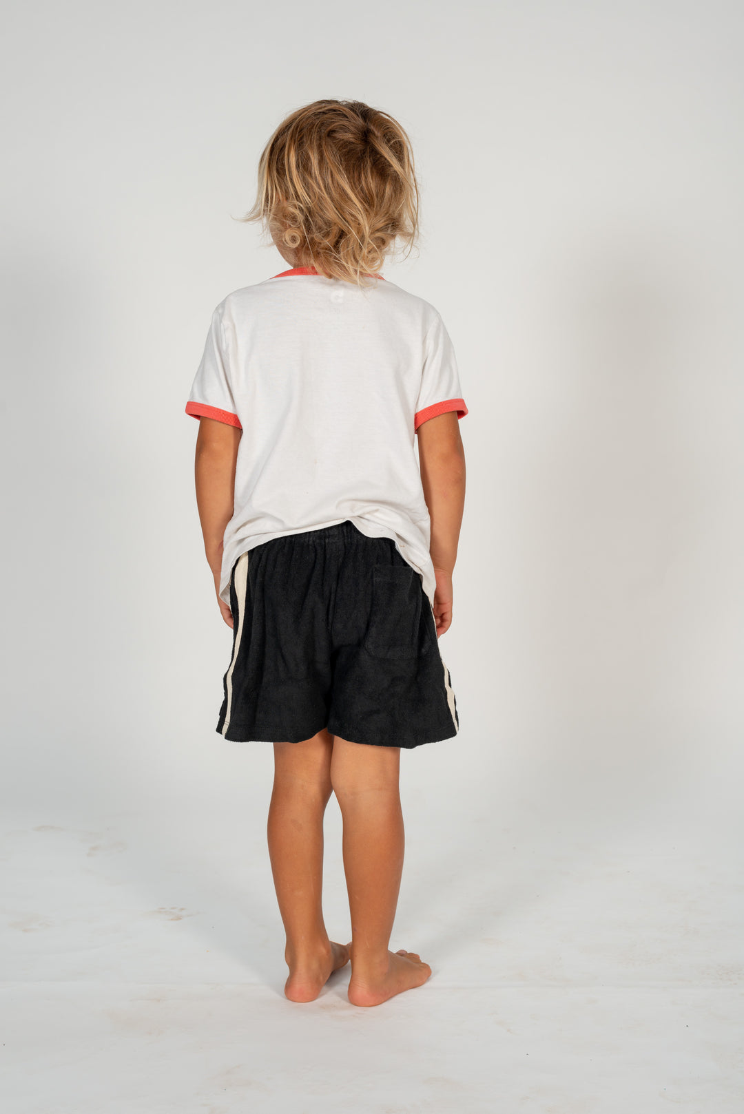 Mini Terry Shorts - Black