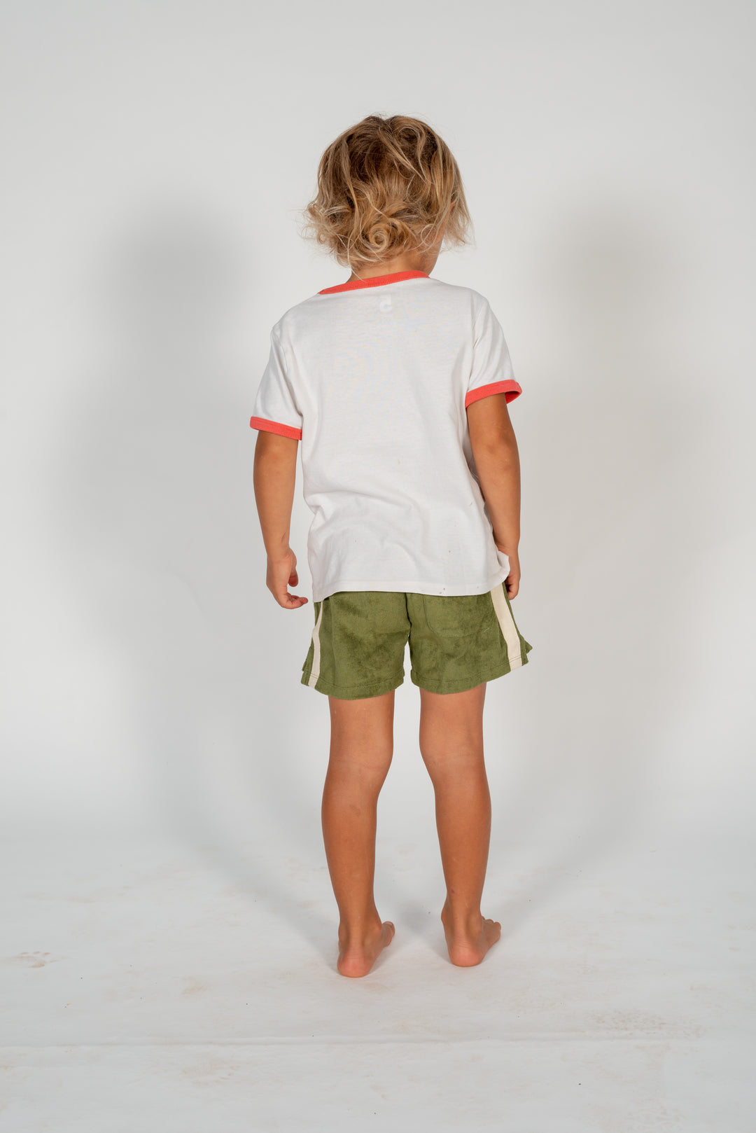 Mini Terry Shorts - Olive