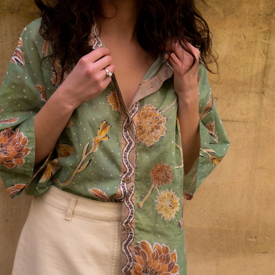 Dahlia Shirt - Moss