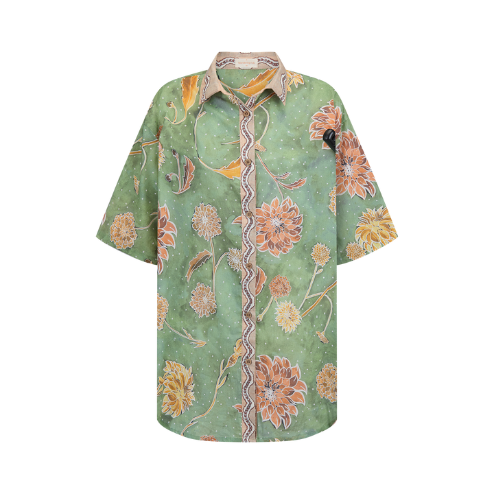 Dahlia Shirt - Moss