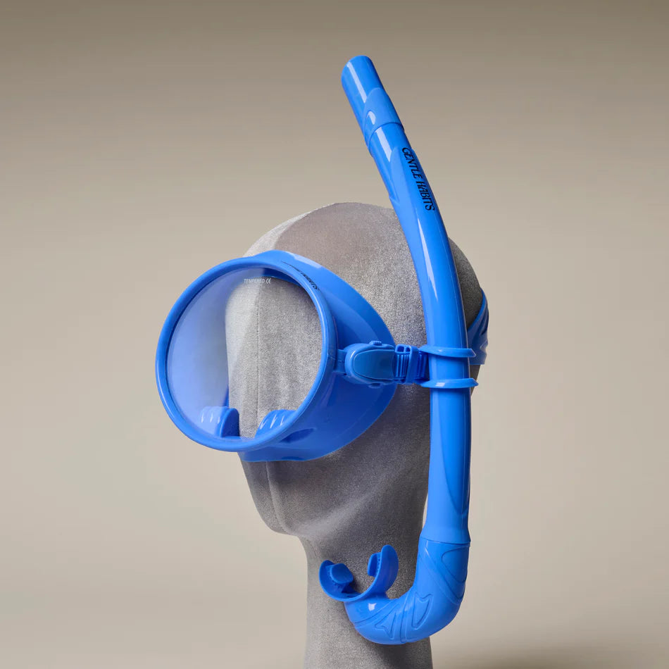 Dive Mask and Snorkel Set - IMMERSION  BLUE