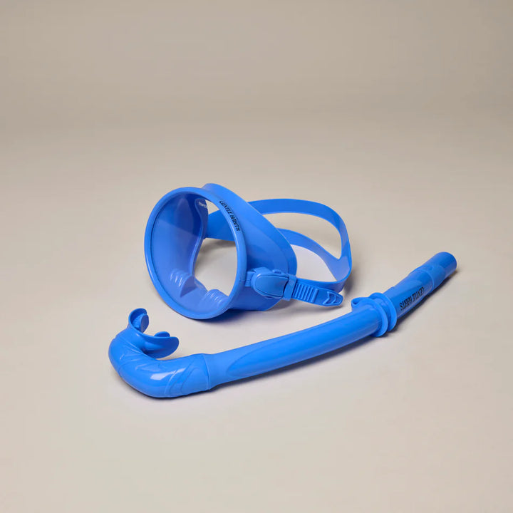 Dive Mask and Snorkel Set - IMMERSION  BLUE