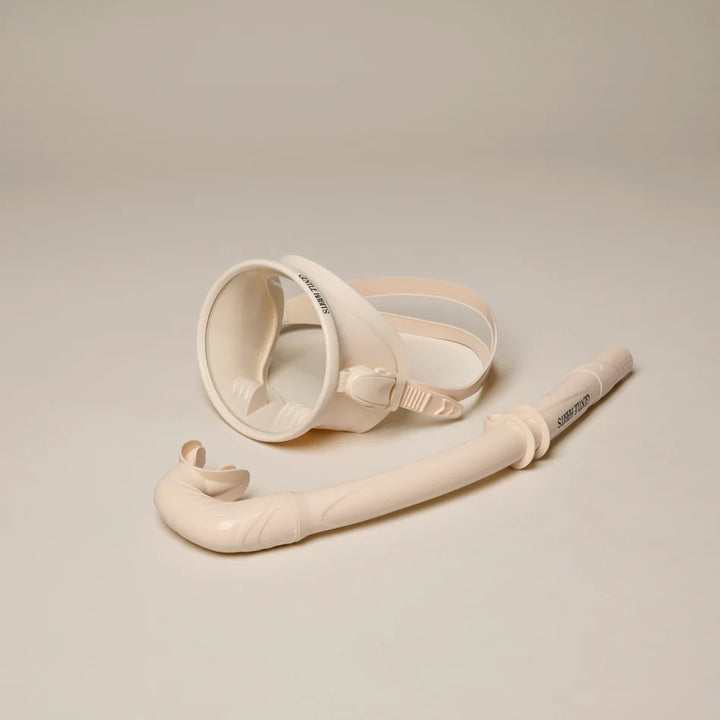 Dive Mask and Snorkel Set - CREAM