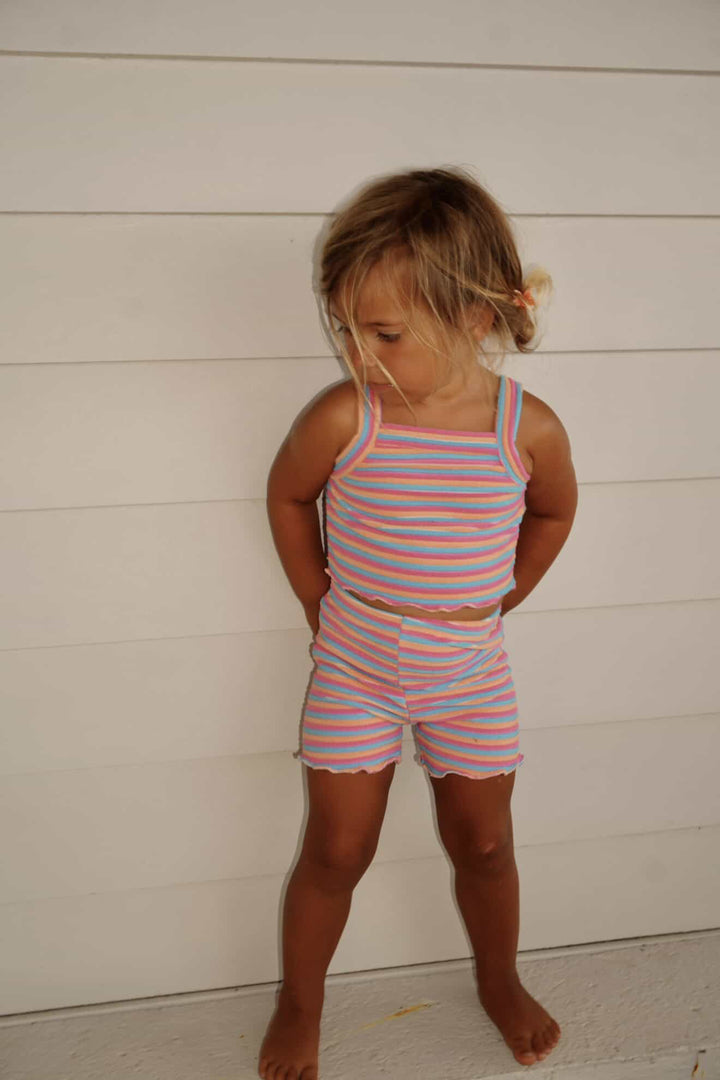 Ziggy Set Short - Candy Stripe