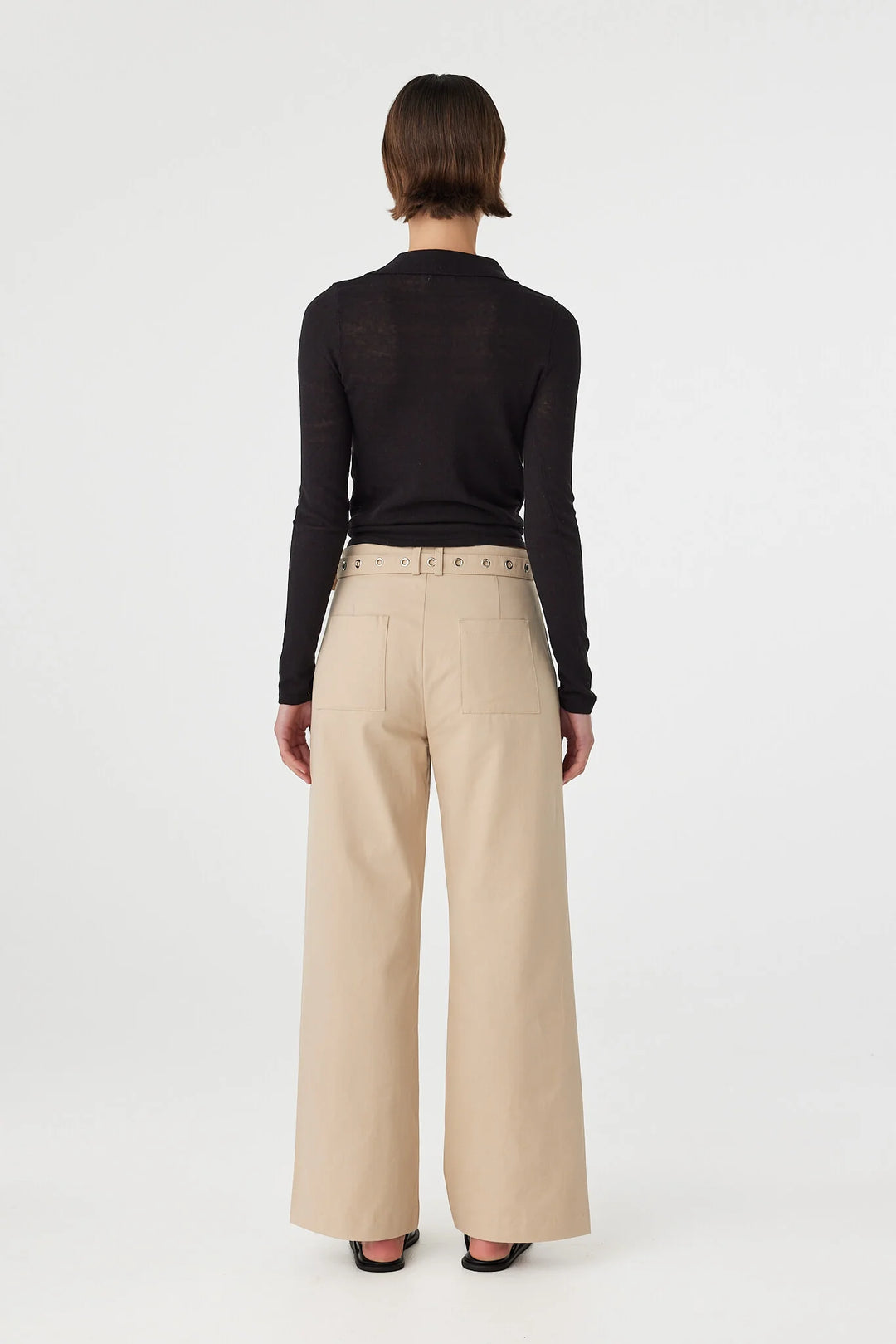 Mae Long Sleeve Top - Black