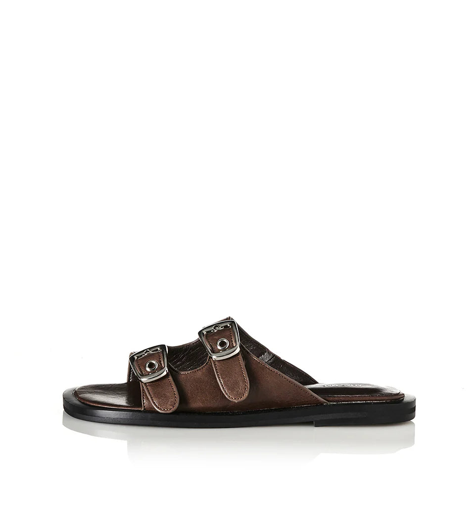 Ellis - Choc Oily Leather