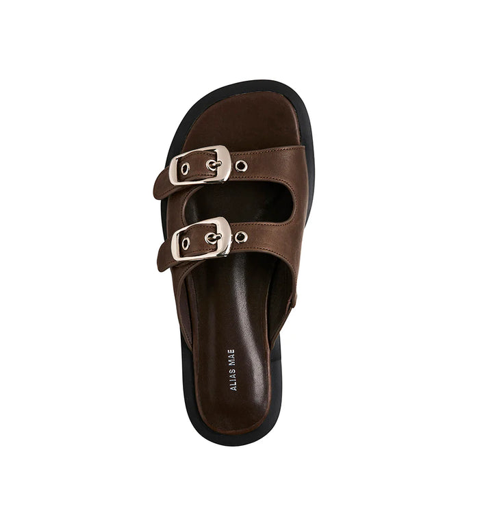 Ellis - Choc Oily Leather