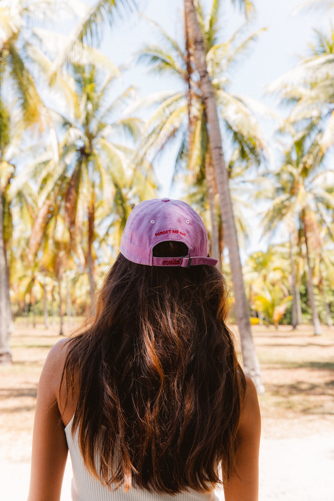 Forget Me Not Dad Cap - Blush