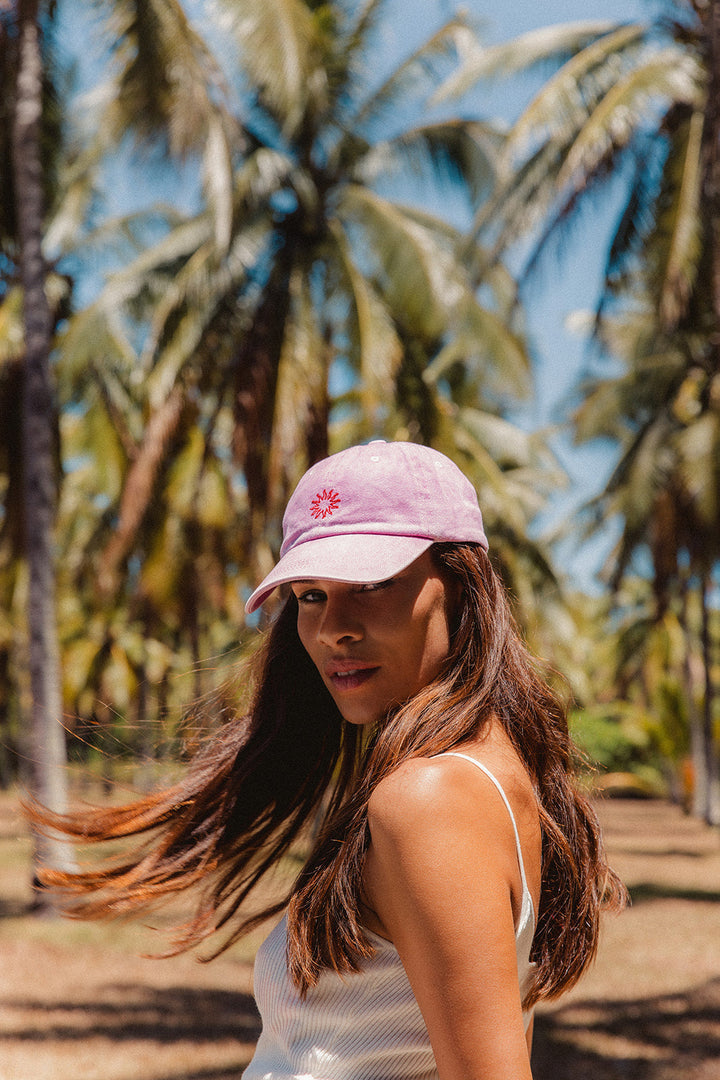 Forget Me Not Dad Cap - Blush