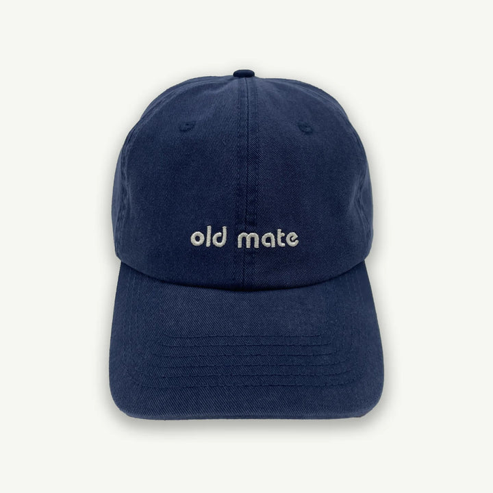 Old Mate Washed Baseball Cap - Navy