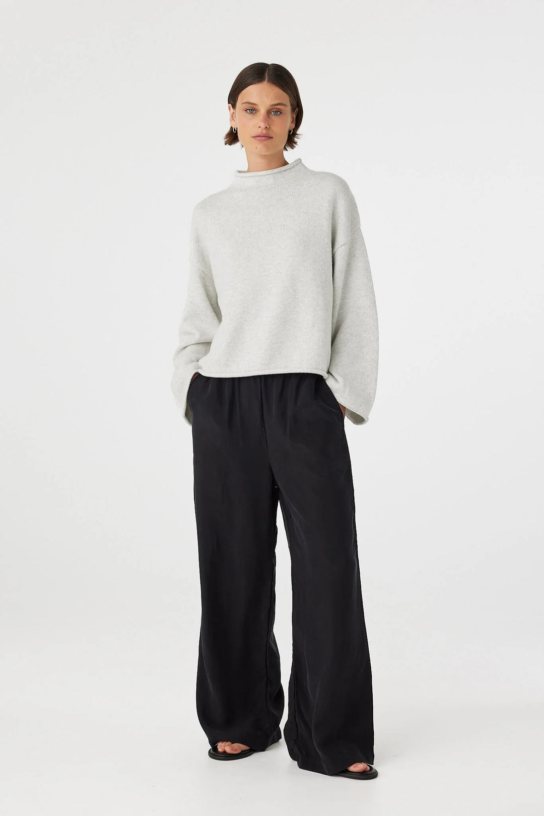 Maeve Sweater - Snow Marle
