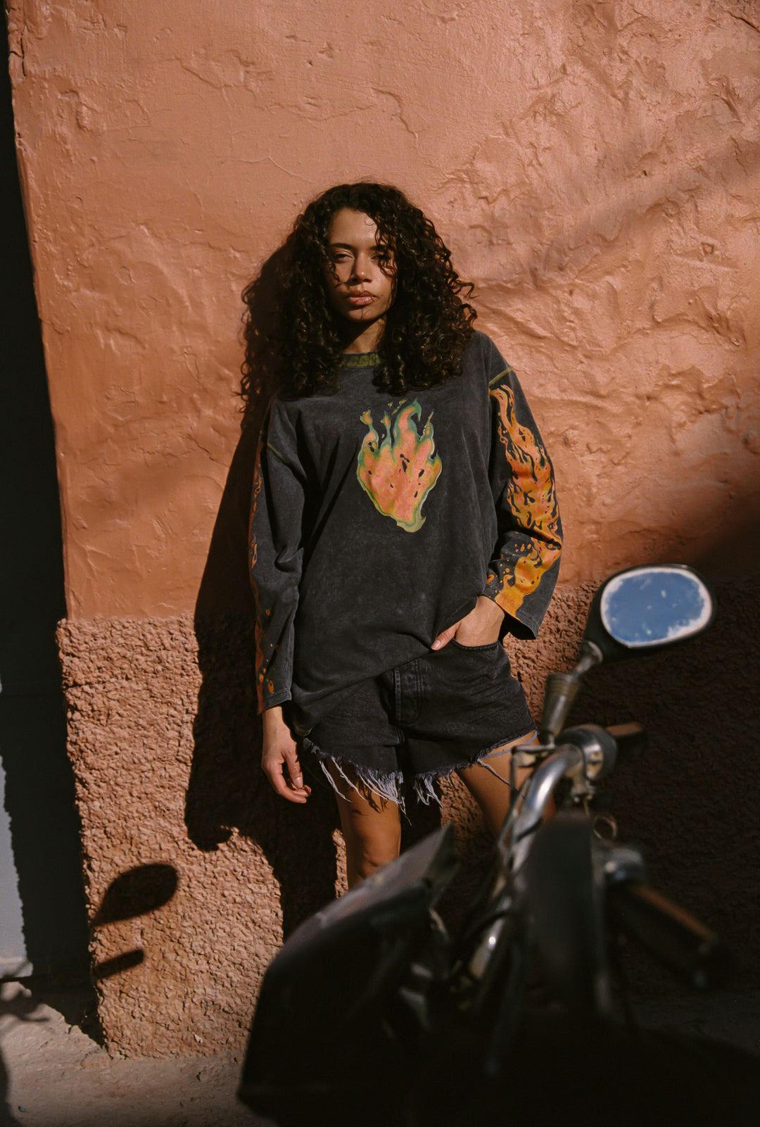 Flaming Heart Tommy Tee