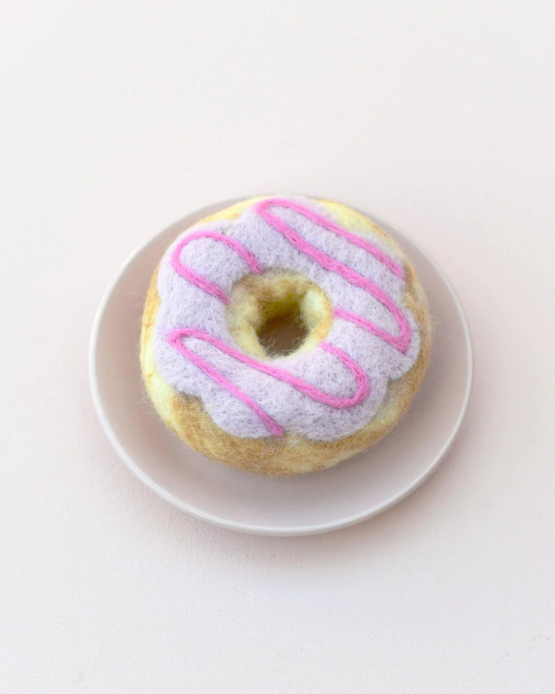 Felt Doughnut - Pink Drizzle