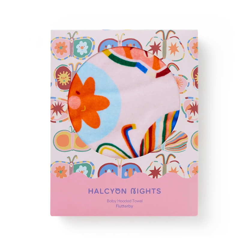 Baby Hooded Towel - Flutterby
