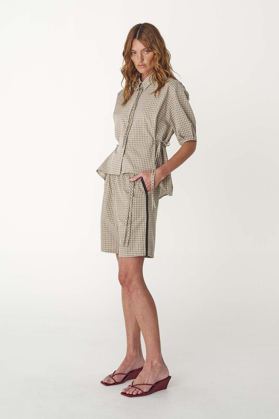 Frankie Tie Short Sleeve Shirt