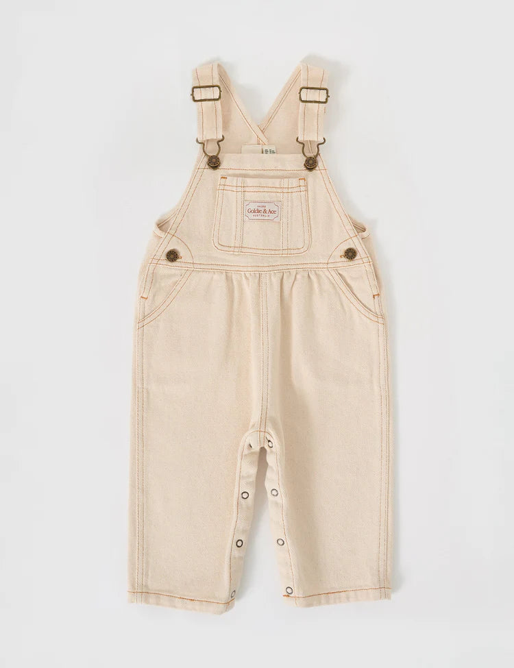 Austin Denim Overalls Oat