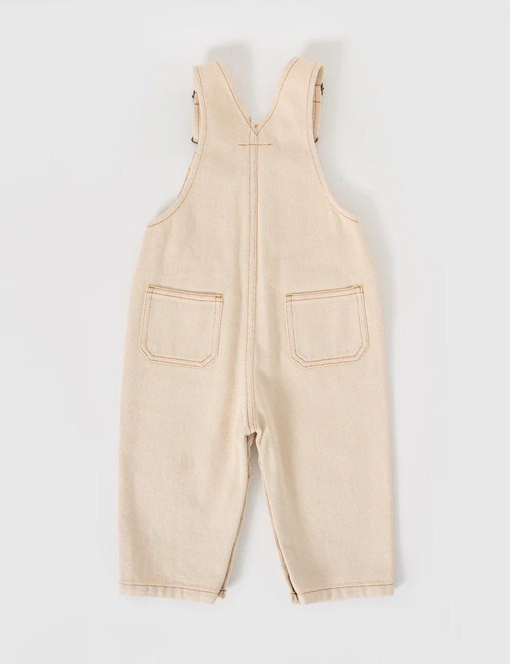 Austin Denim Overalls Oat