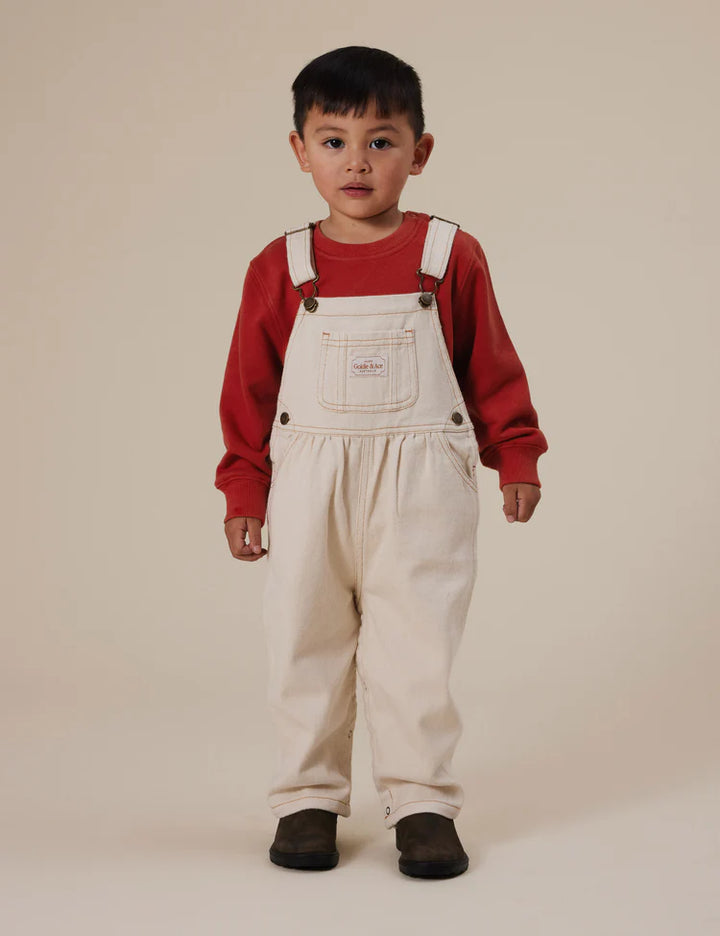 Austin Denim Overalls Oat