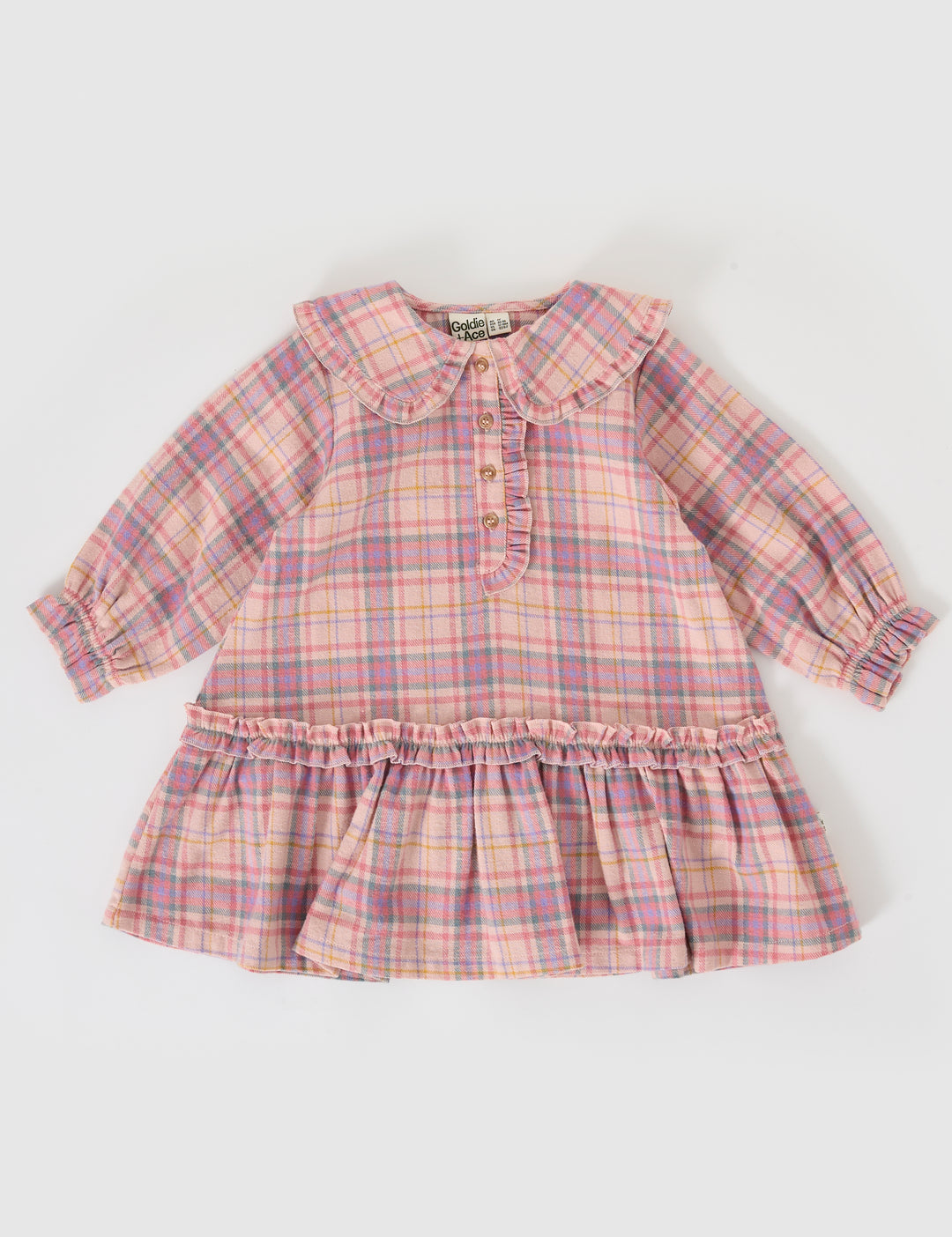 Diana Collared Check Dress