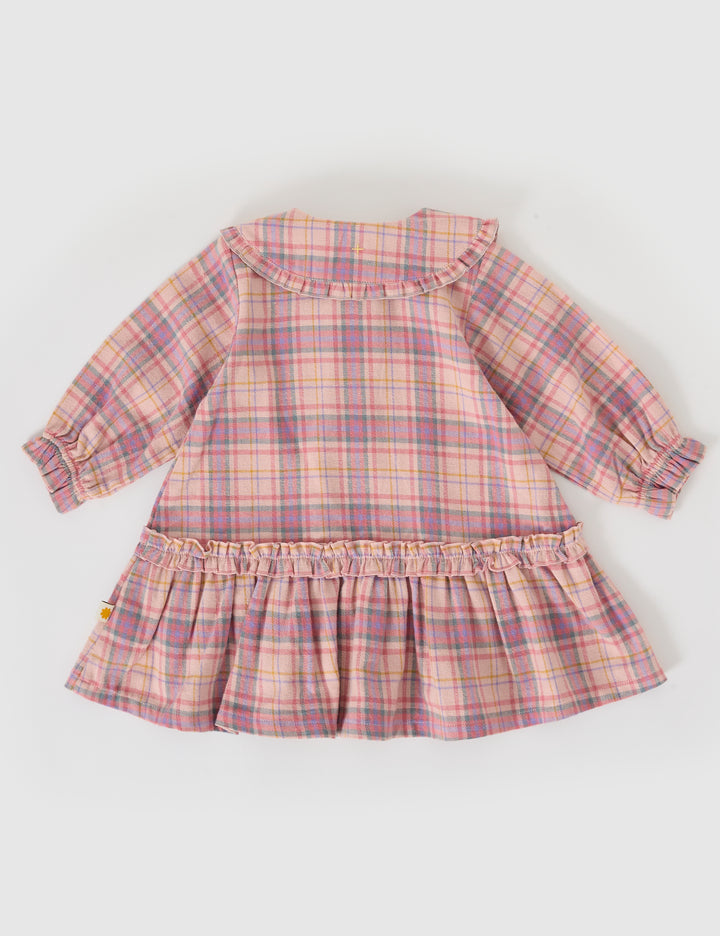 Diana Collared Check Dress