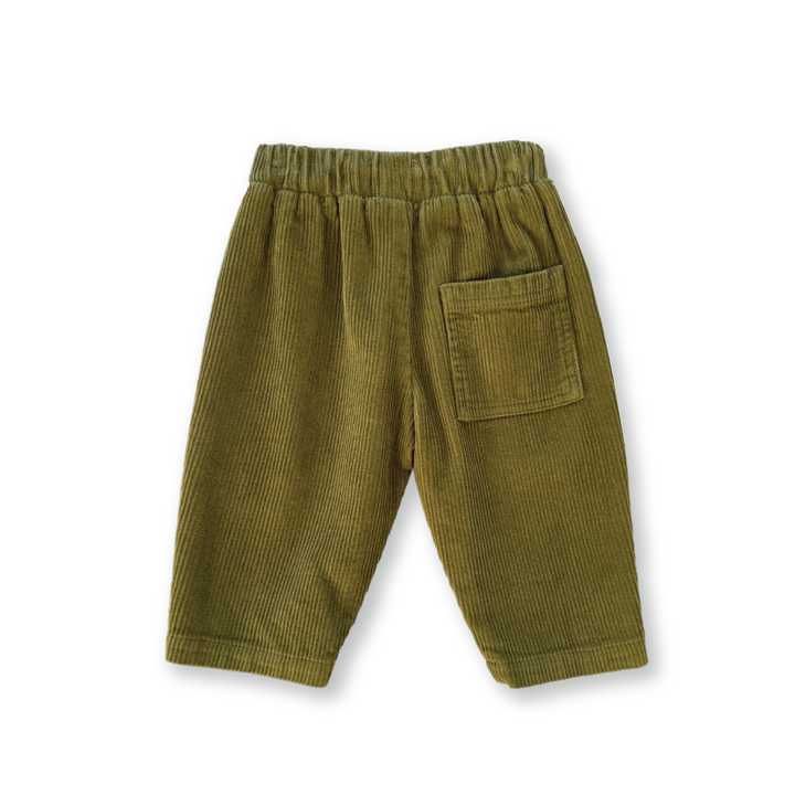 Organic Cord Pant - Herb