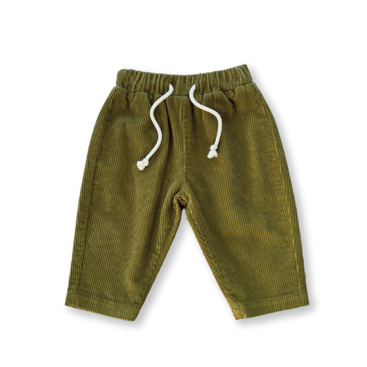 Organic Cord Pant - Herb