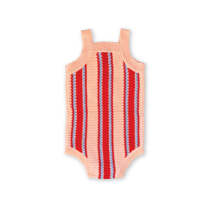 Island Stripe Shell Singletsuit