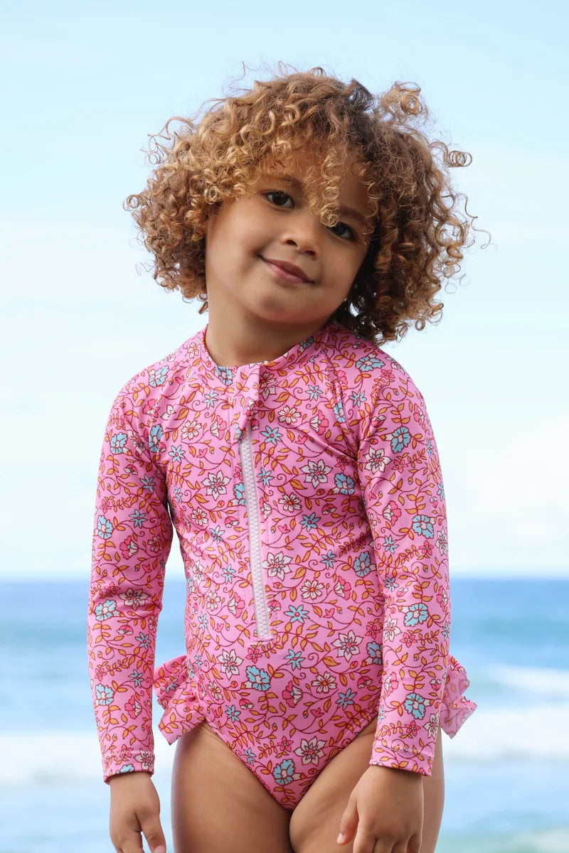 Zaelea Surf Suit - Peony