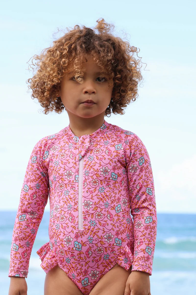Zaelea Surf Suit - Peony