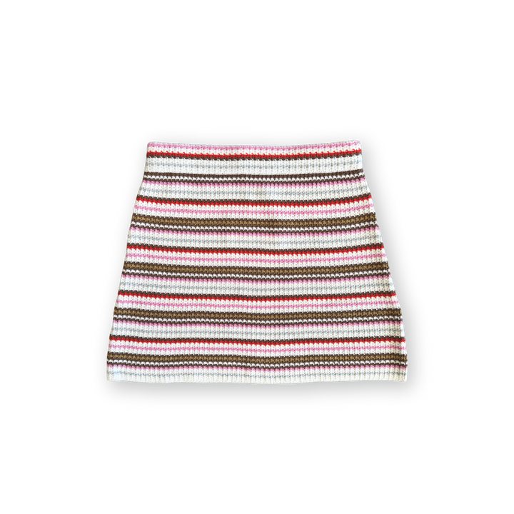 Organic Ladies Sunshine Stripe Knit Skirt
