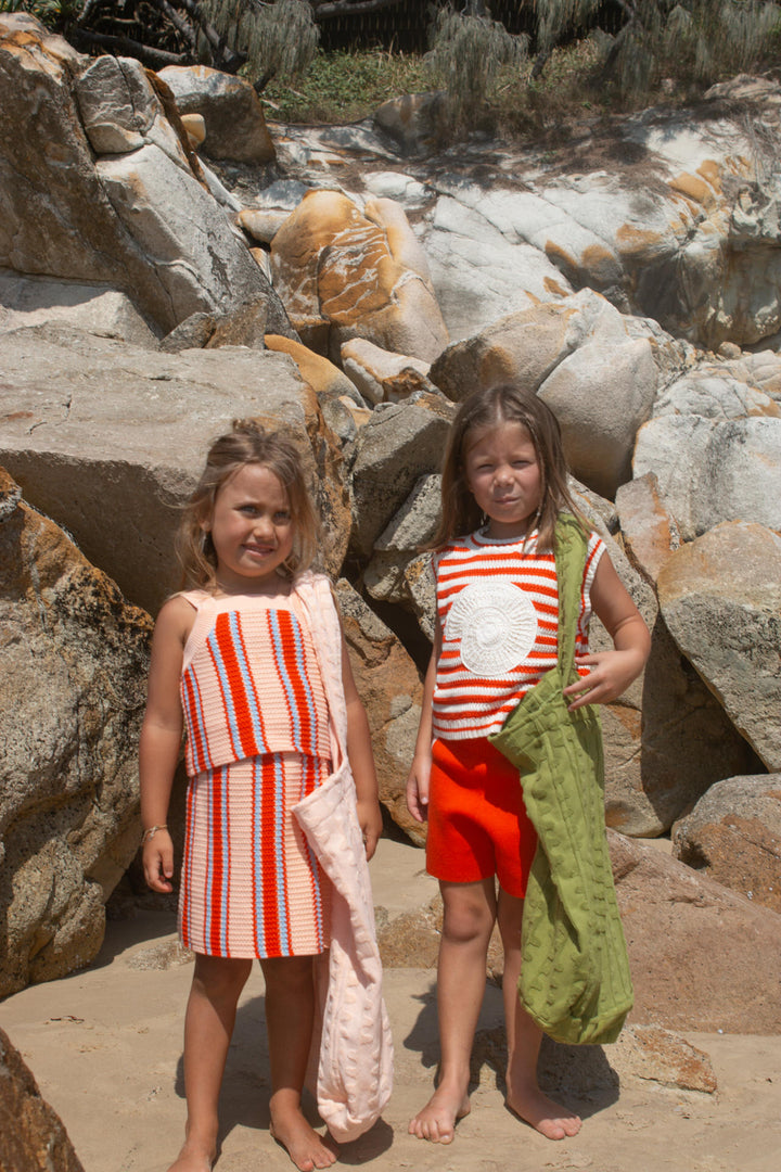 Organic Island Stripe Top