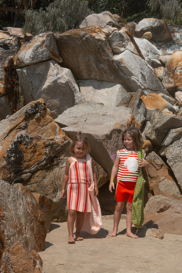 Organic Island Stripe Top