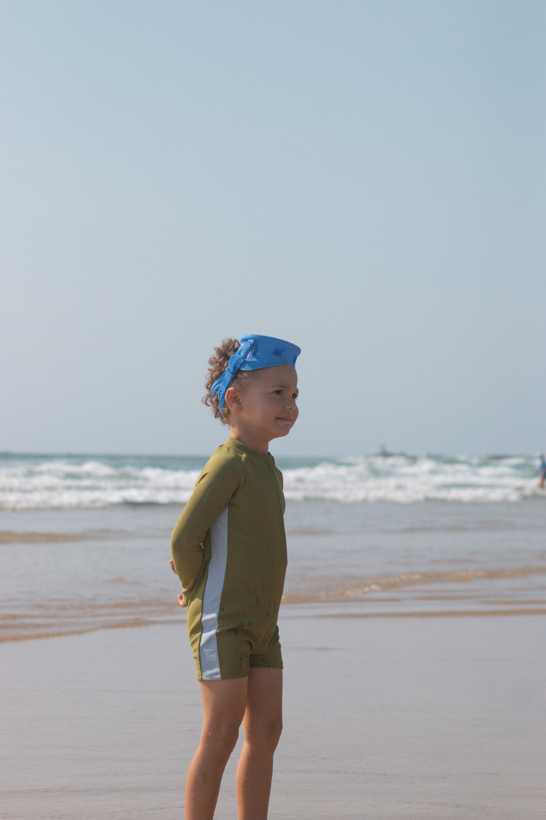 Zip Long Sleeve One Piece - Leaf