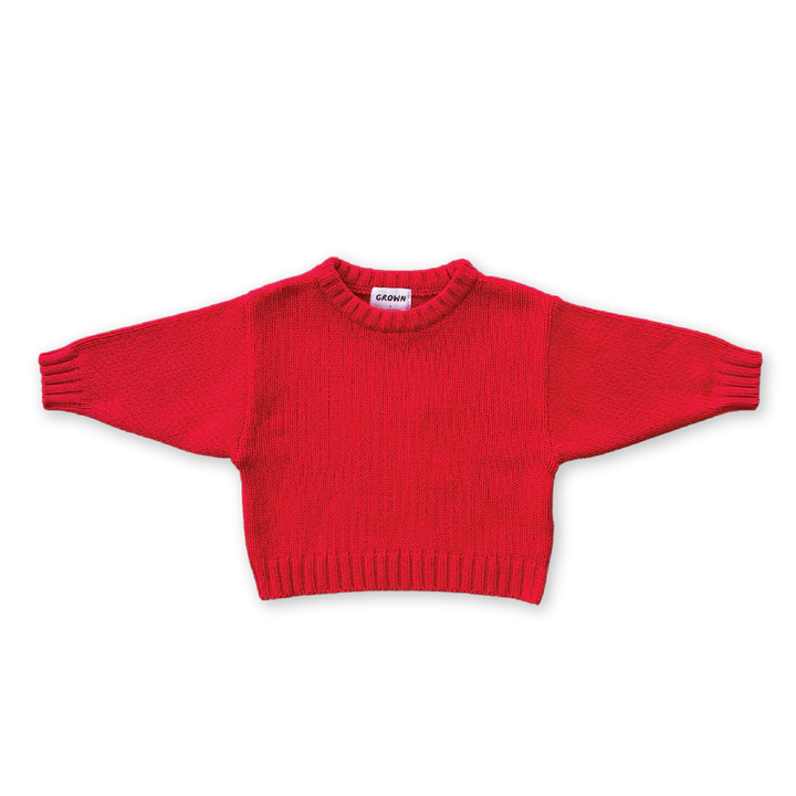 Merino Blend Everyday Pull Over - Flame