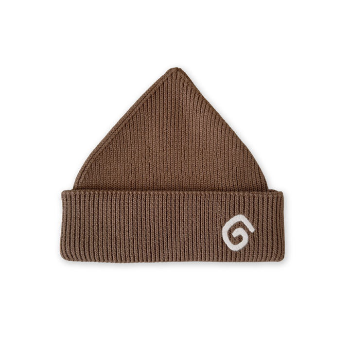 Organic Super Pixie Knit Beanie - Espresso