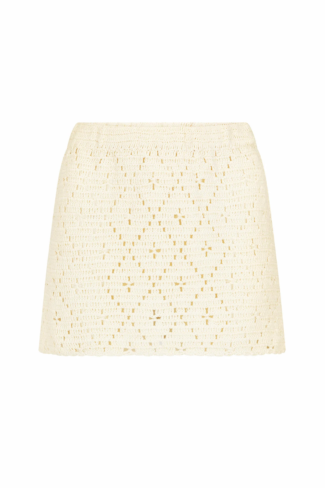 Nellie Crochet Skirt- Powder