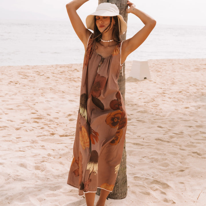 Glades Midi Dress - Cedar