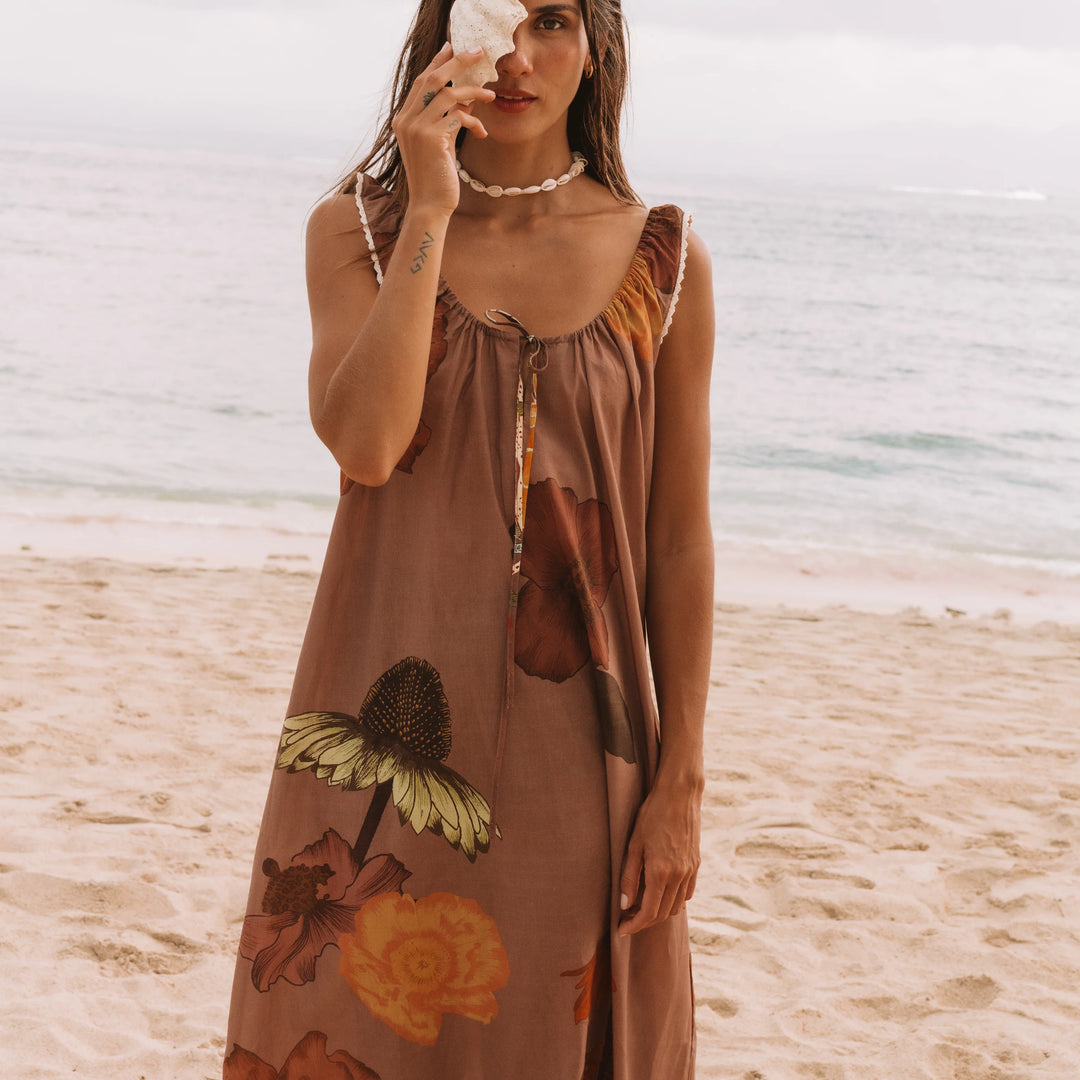 Glades Midi Dress - Cedar