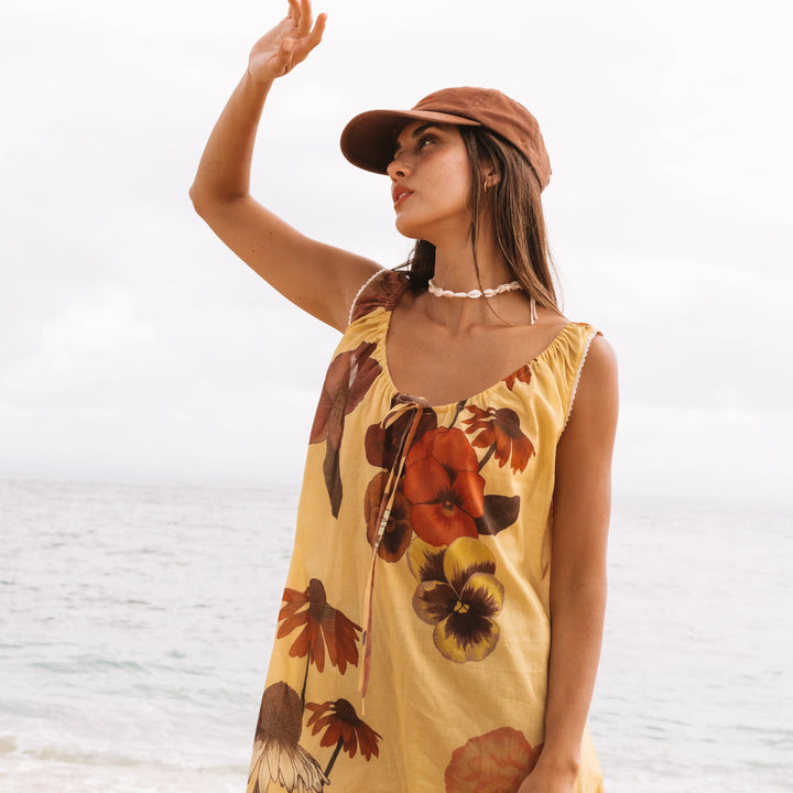 Glades Mini Dress - Chamomile