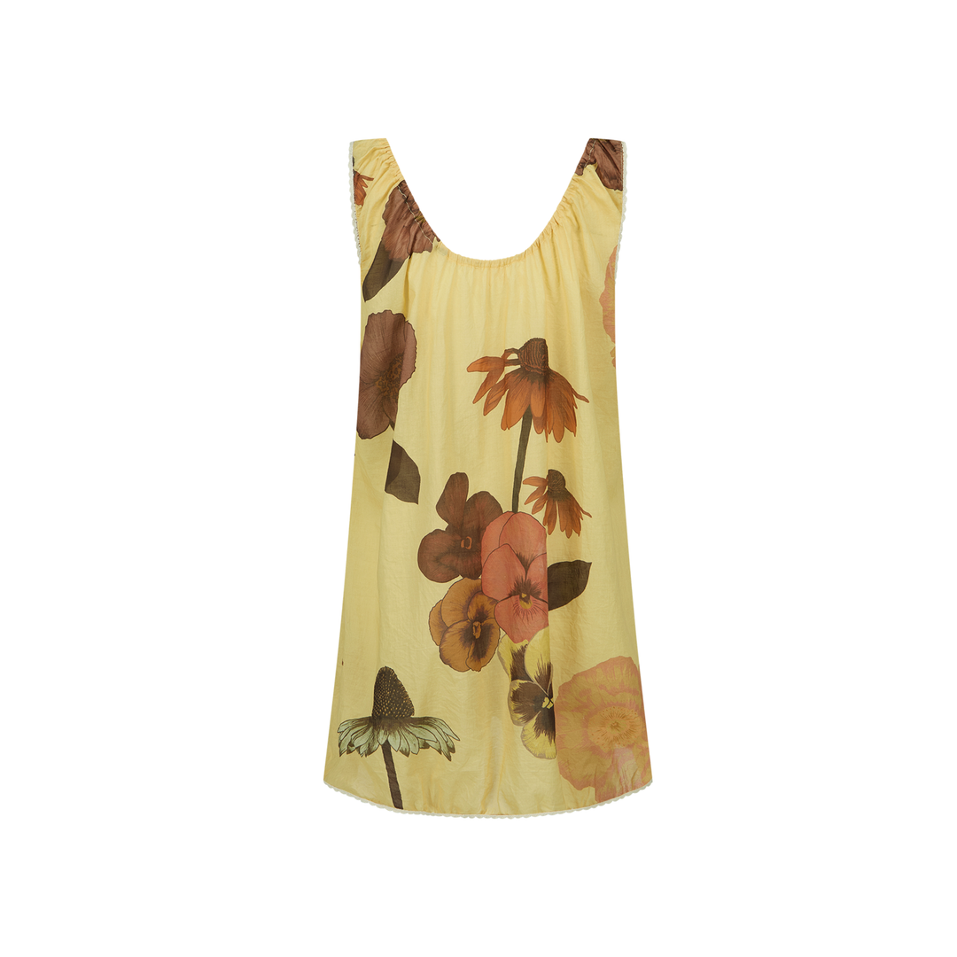 Glades Mini Dress - Chamomile
