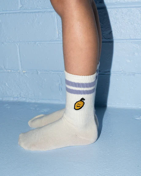 2-Pack Fruit Salad Cotton Socks - Milk