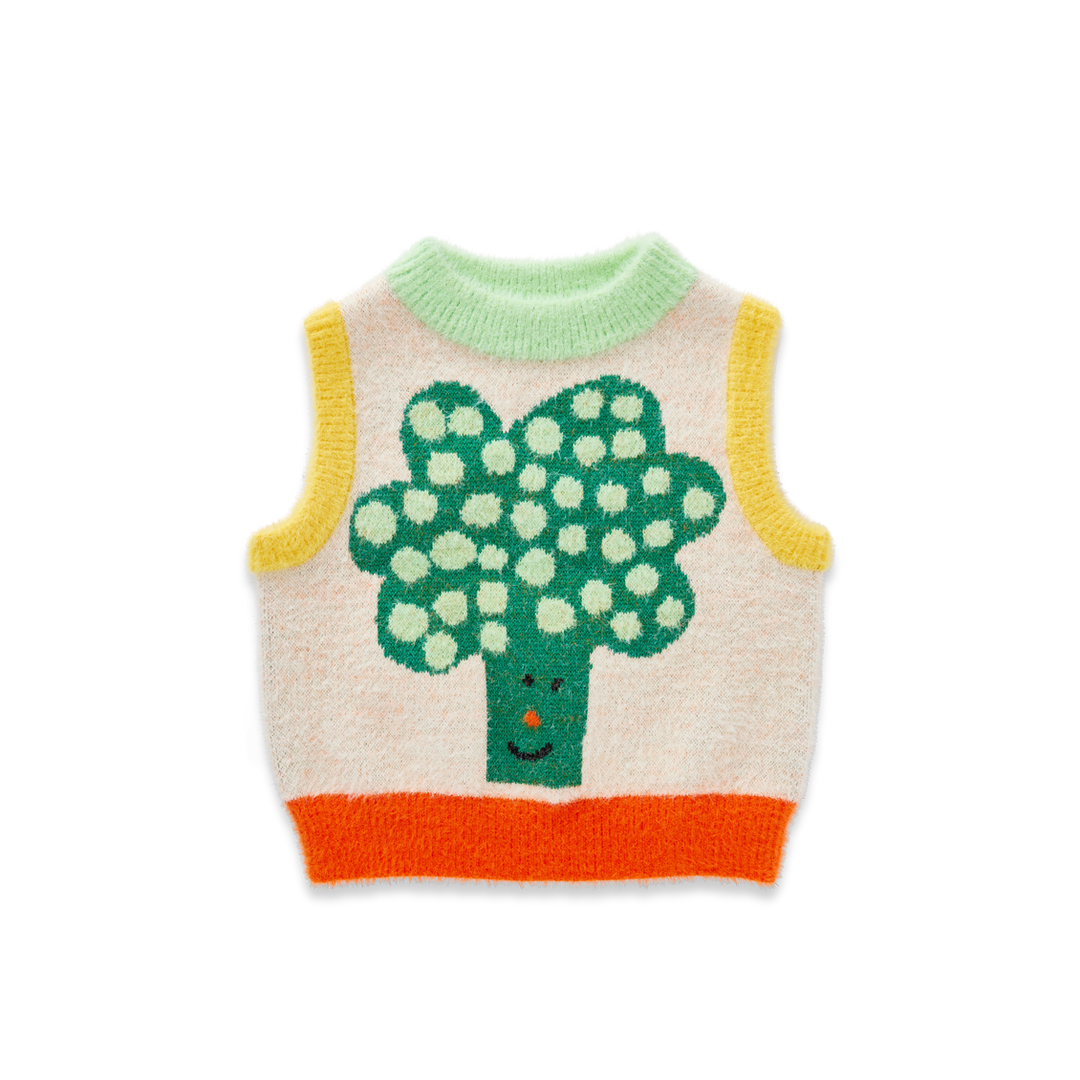 Pocket Patch Knit Vest