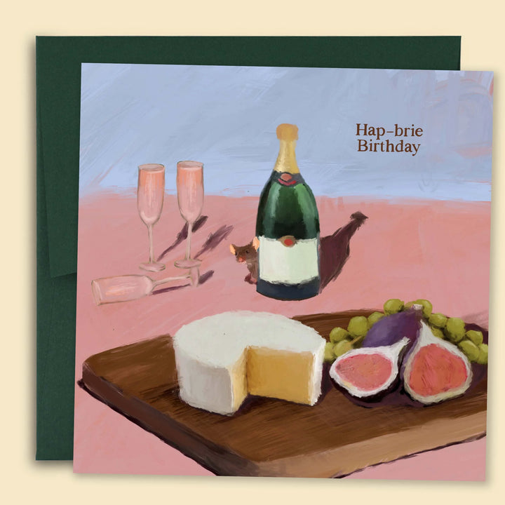 Hap-brie Birthday Card With Treats