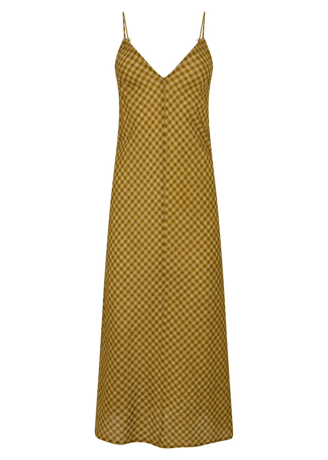 Hulia Check Daje Slip Dress