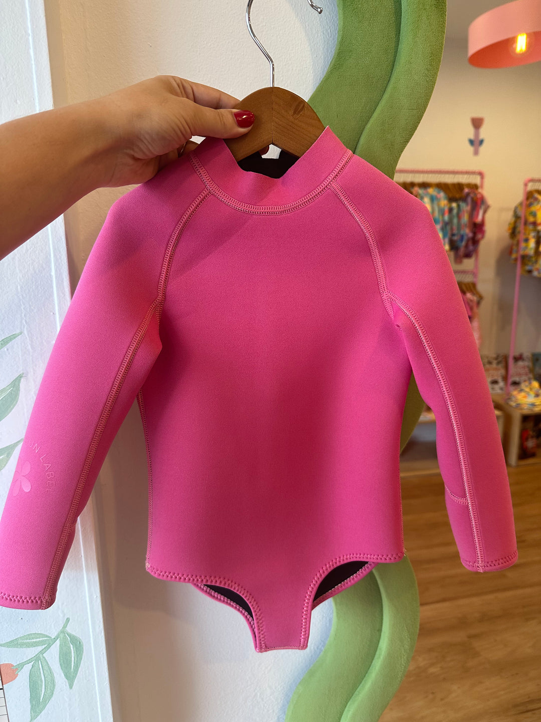 Long Sleeve Paddle Suit - Candy Pink