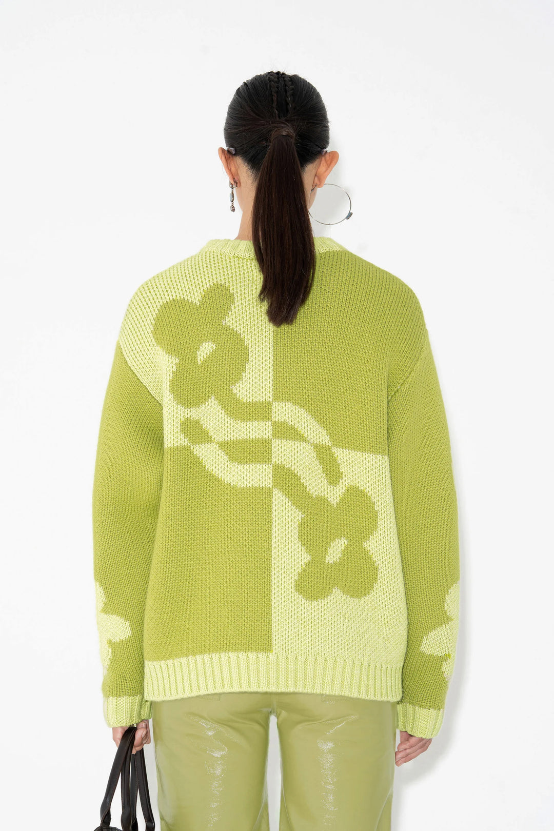 Two Tone Dad Jumper - Green